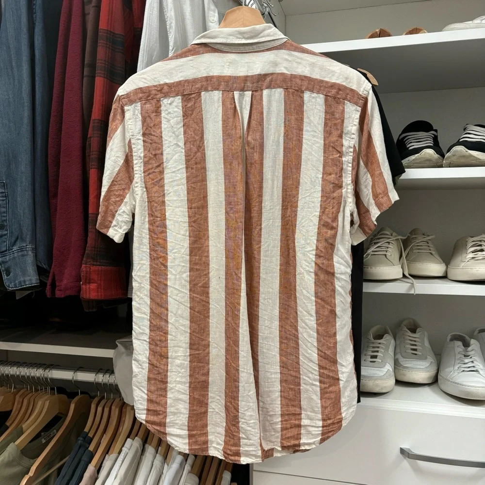 Madewell Linen Button Down Shirt - Picture 3 of 3